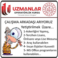 Yetiştirilmek Üzere Makine Teknikeri  Aranıyor